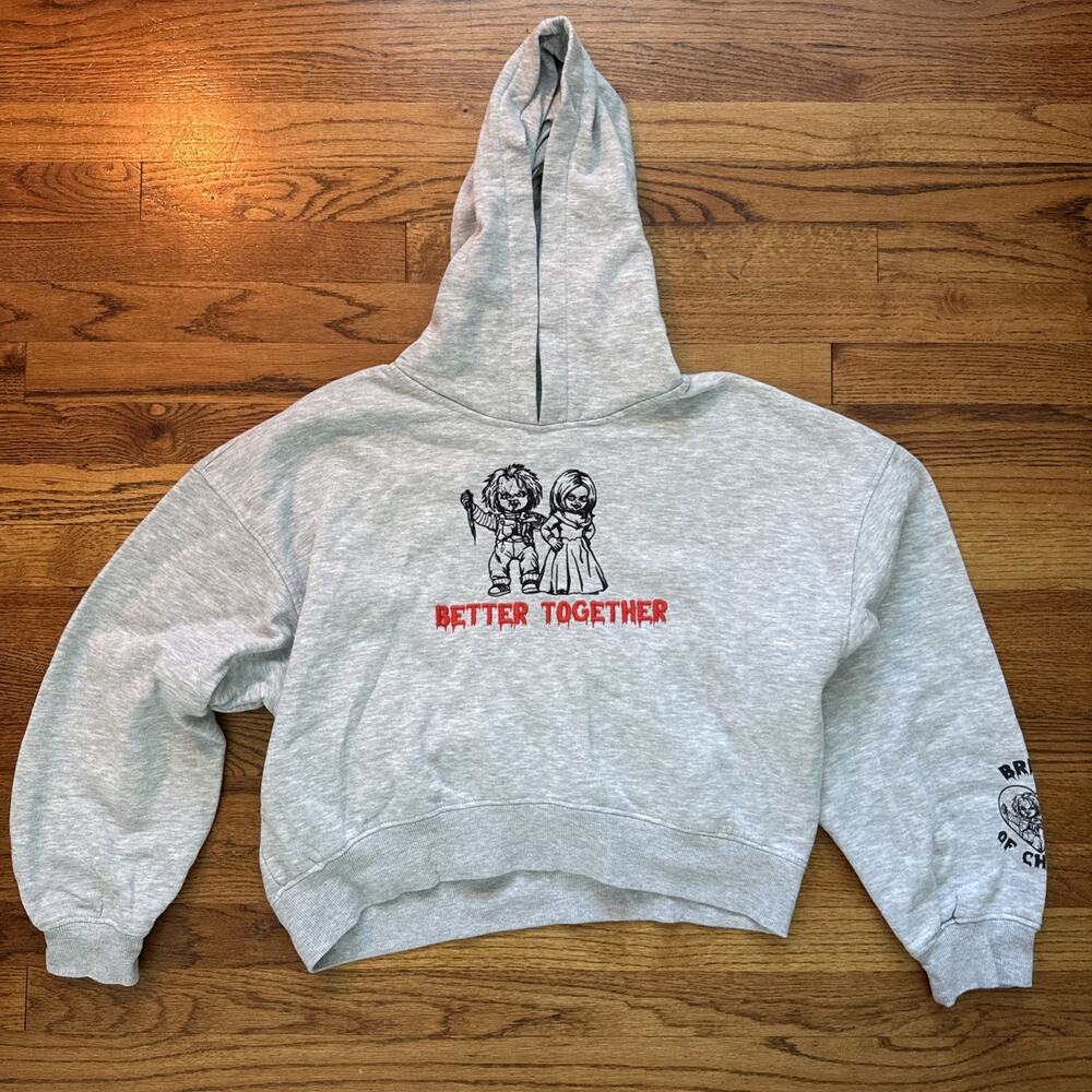 Chucky Better Together Cropped Hoodie Size L C11